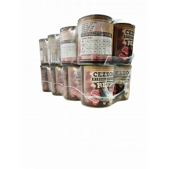 CEZZOO Hypoallergenic Beef 800g  Množstvo: 14 + 2 zdarma