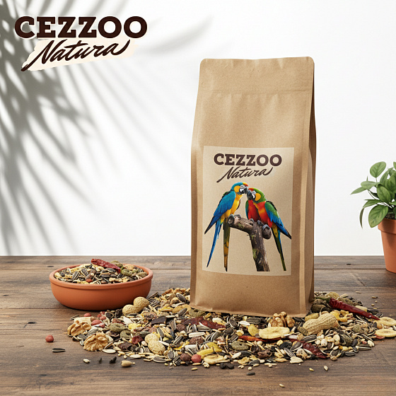CEZZOO Natura Exclusive Veľký papagáj  15kg