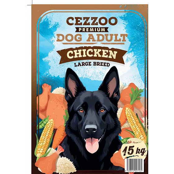 CEZZOO Premium Dog Adult Large Breed 3kg