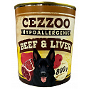 CEZZOO Hypoallergenic Beef and Liver 800g Množstvo: 7 + 1 zdarma